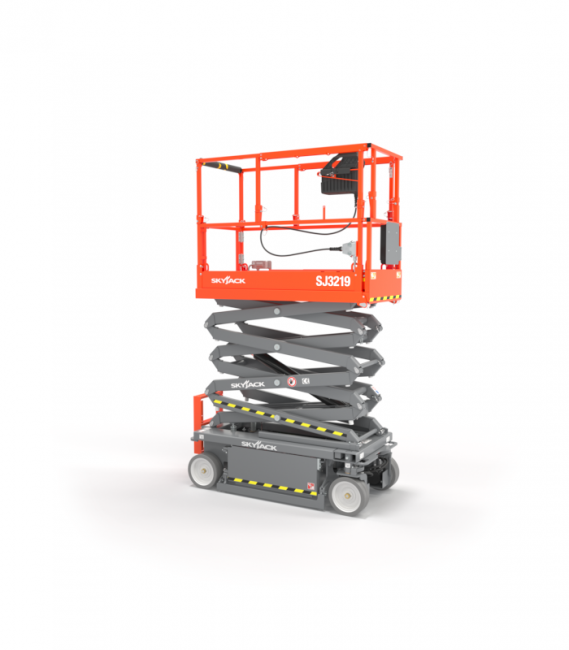 Scissor Lifts in stock and ready to rent.